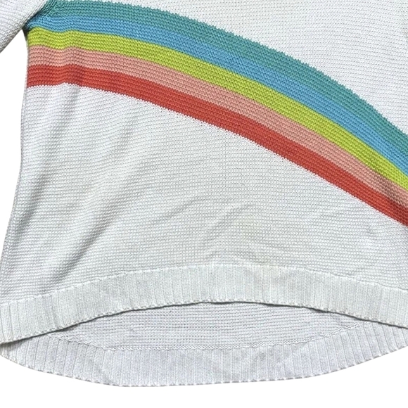 ⛔️Out Of Stock⛔️ BILLABONG Icon Rainbow Swirl Print Sweater Size Med - Picture 3 of 8
